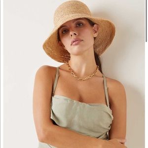 Lack of Color- Raffia Cruiser Hat- MED